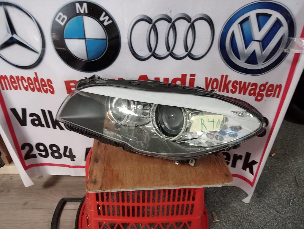 BMW 5 SERIE F10 F11 XENON KOPLAMP LINKS, Gebruikt, -, -, Ophalen of Verzenden