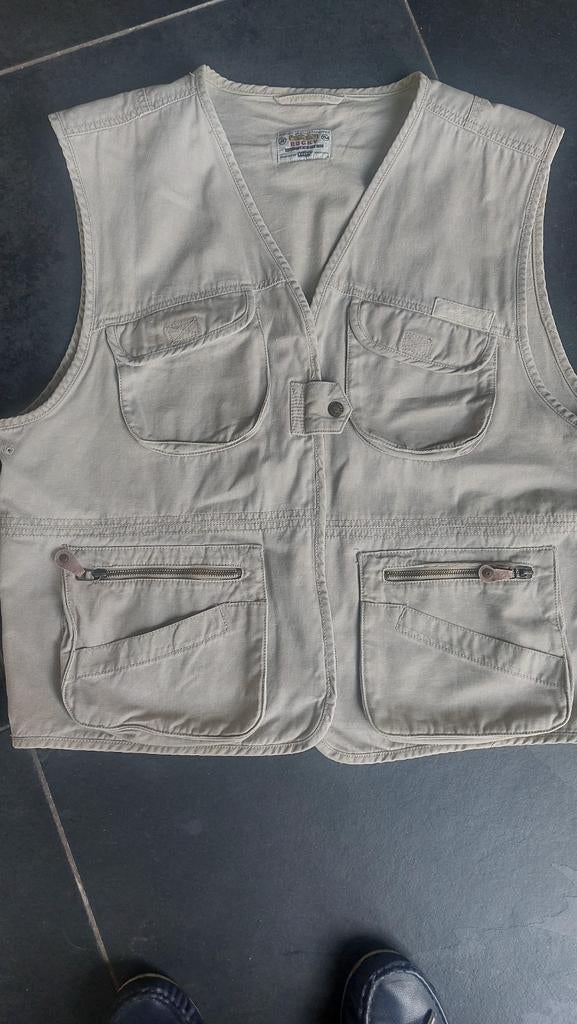 Vestje heren, beige. Maat XL, outdoorvest, Kleding | Heren, Bodywarmers, Ophalen