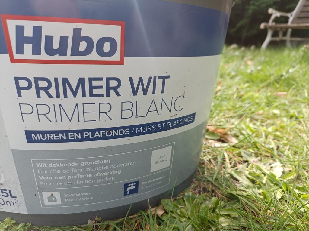 Verf Primer Wit 10L (Hubo), Ophalen, Wit, Verf