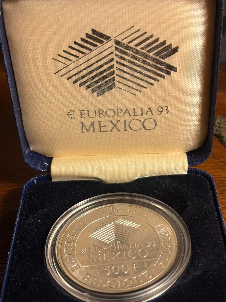 2 mooie zilveren munten, Postzegels en Munten, Setje, Zilver, België, Overige waardes