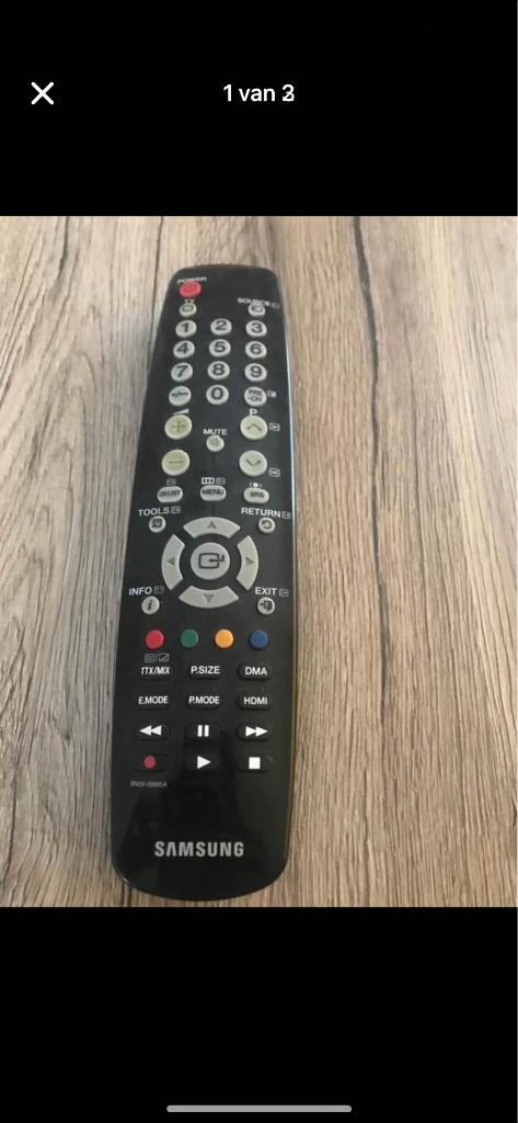 Samsung afstand Bediening, Audio, Tv en Foto, Afstandsbedieningen, Ophalen, Gebruikt, Origineel, Tv