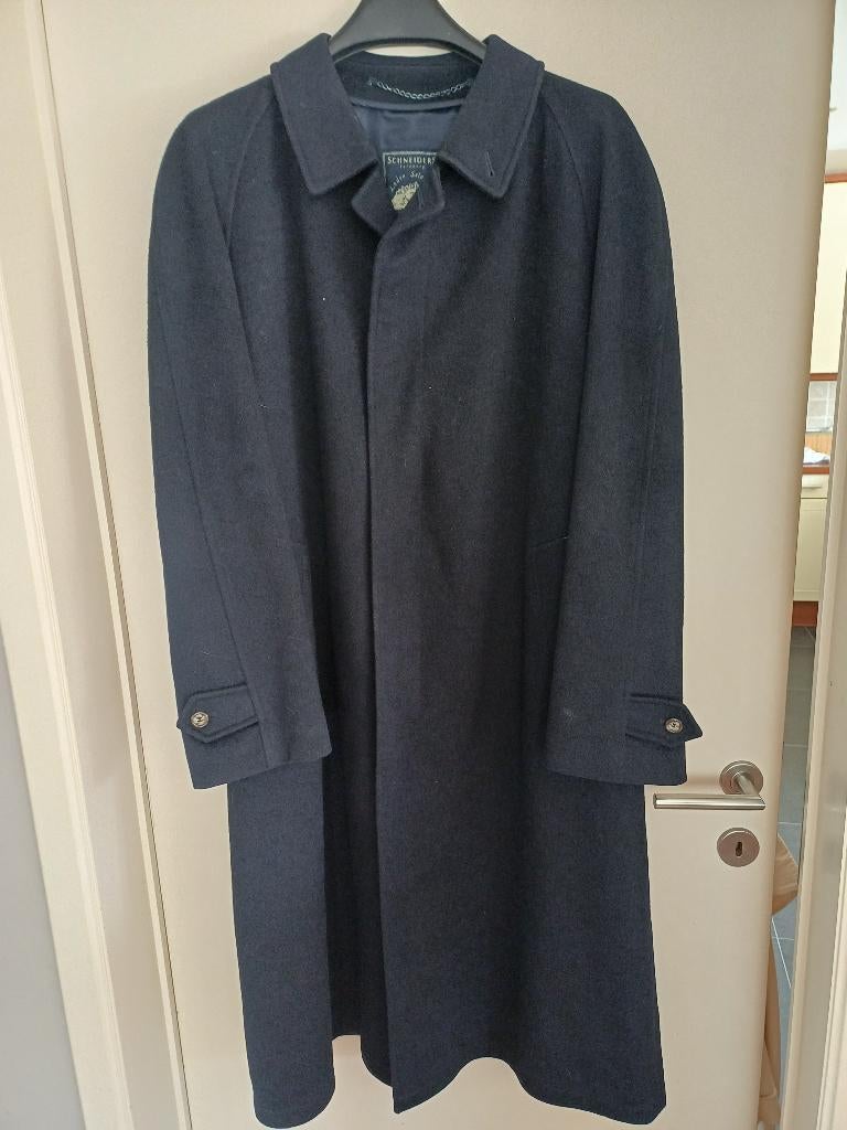 Herenmantel Shneiders Salzburg, Ophalen, Gedragen, Maat 52/54 (L), Blauw