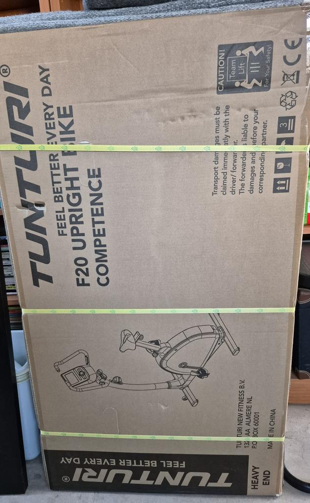 Hometrainer nieuw in doos - Tunturi F20, Sports & Fitness, Appareils de fitness, Neuf, Vélo d'appartement, Enlèvement
