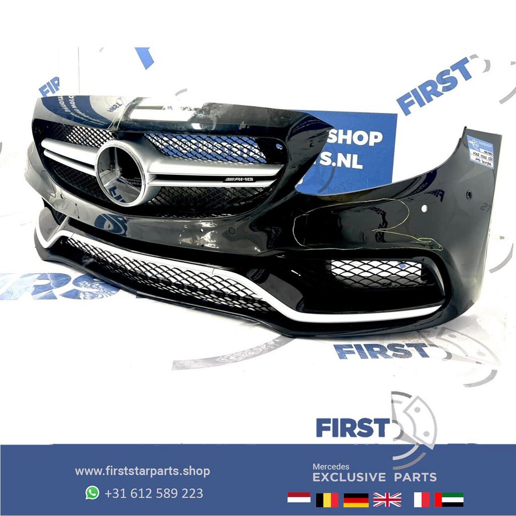 C63 AMG CABRIO COUPÉ BUMPER C63s A2058804701 (W205) A205 C20, Gebruikt, -, Voor, Ophalen of Verzenden
