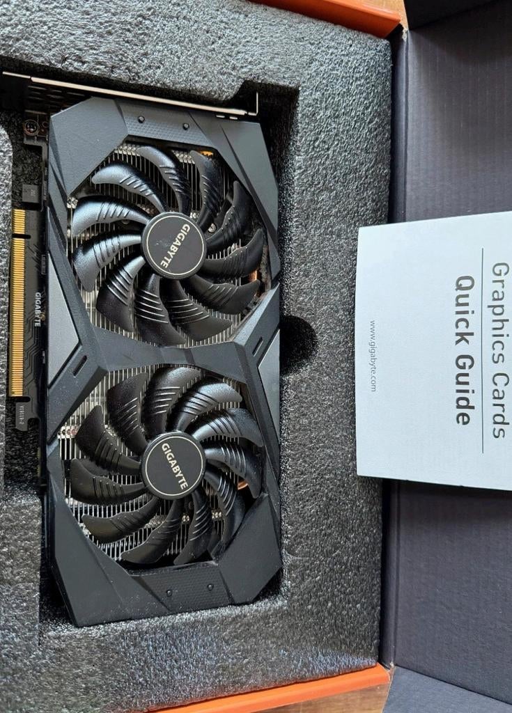 Gigabyte RTX 2060 6GB, Computers en Software, Videokaarten, GDDR6, Ophalen of Verzenden, HDMI, PCI