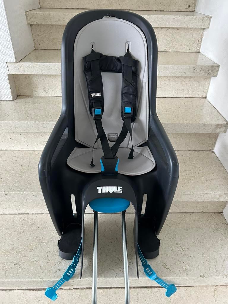 Fietsstoel Thule Ridealong, Fietsen en Brommers, Ophalen, Gebruikt, Achterzitje, Voetsteuntjes