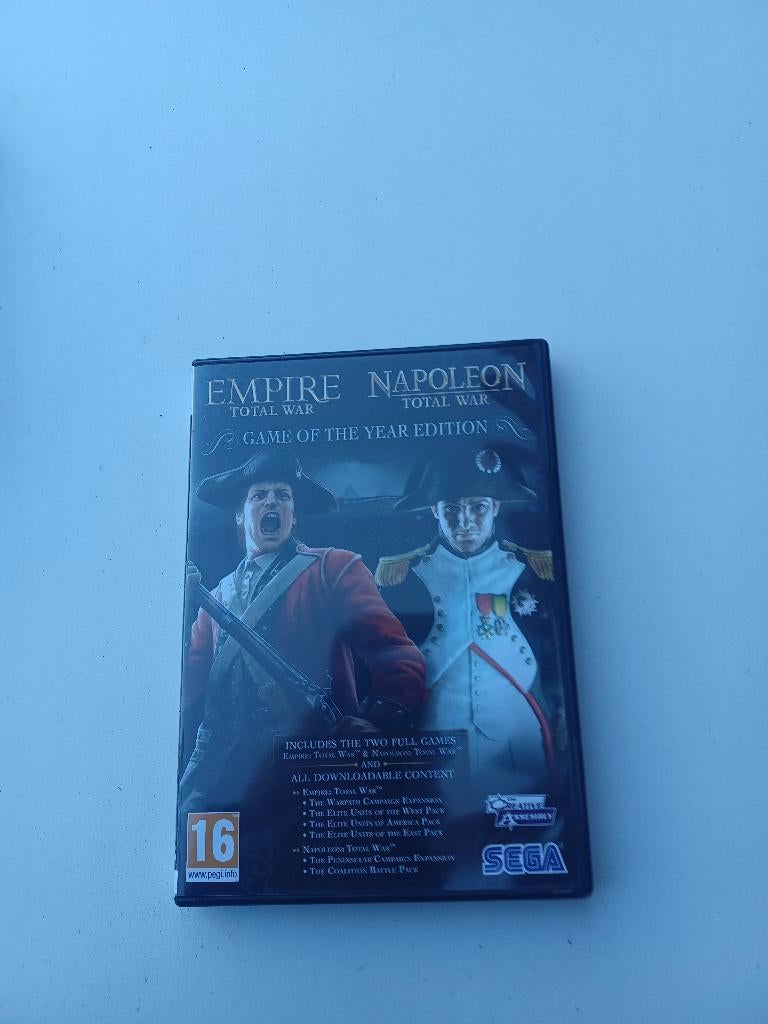 Empire & Napoleon: Total War - Game of the Year Edition, 3 spelers of meer, Ophalen, Zo goed als nieuw, Strategie en Constructie