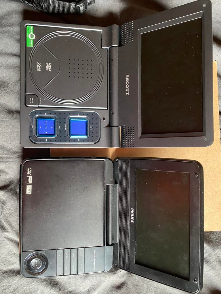 2x draagbare DVD speler, Philips, Enlèvement ou Envoi, Utilisé, Lecteur DVD