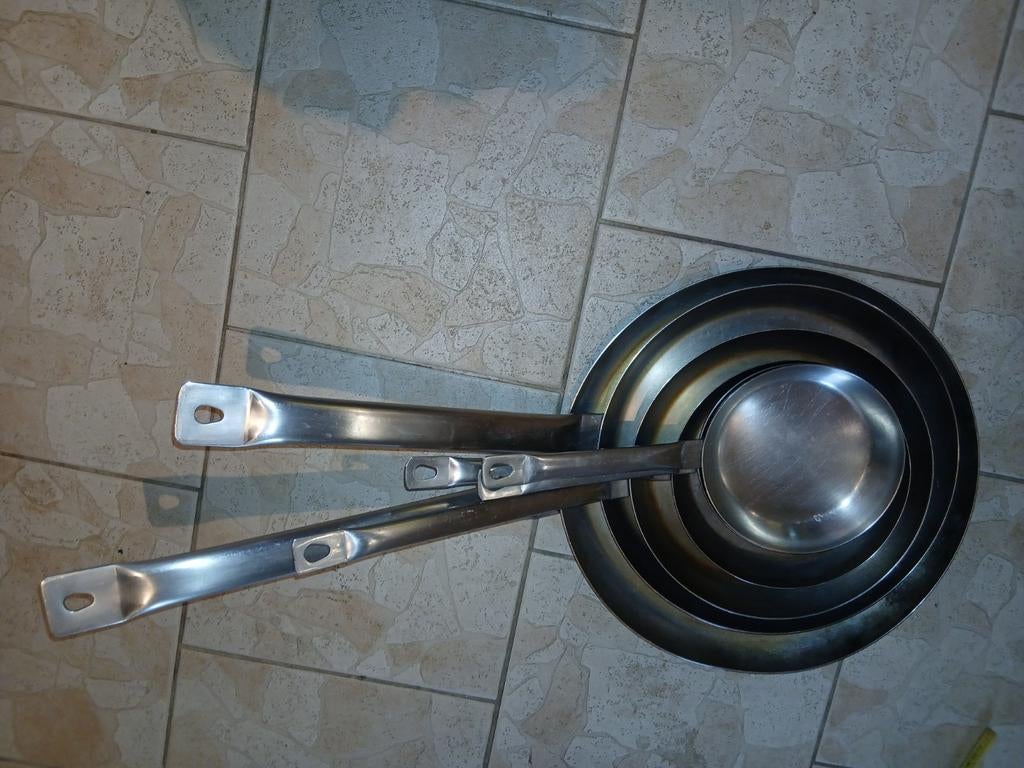 Poêle Sartel inox 18/10, Enlèvement, Inox