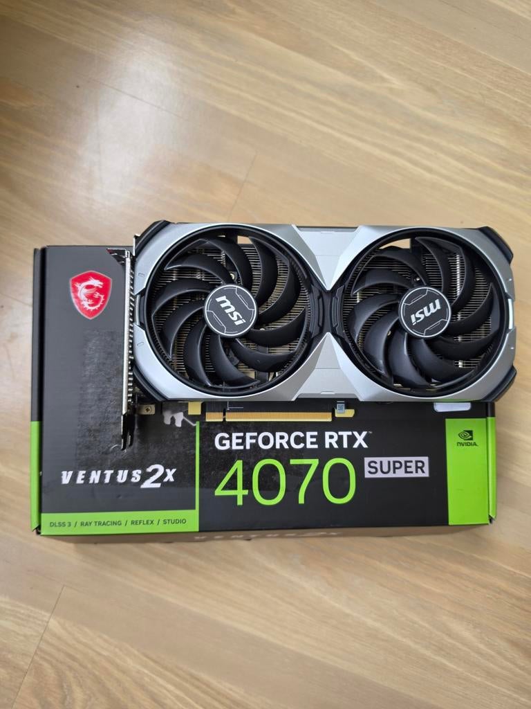 NVIDIA 4070 SUPER, Computers en Software, Videokaarten, Ophalen of Verzenden, Nvidia