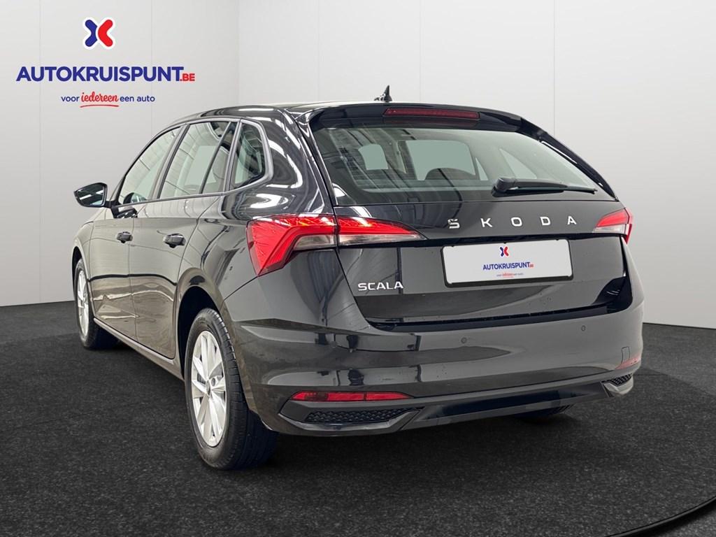 Skoda Scala 1.0 Tsi DSG Carplay Cruise Alu Dig.Airco, Scala, Bluetooth, Zwart, Break