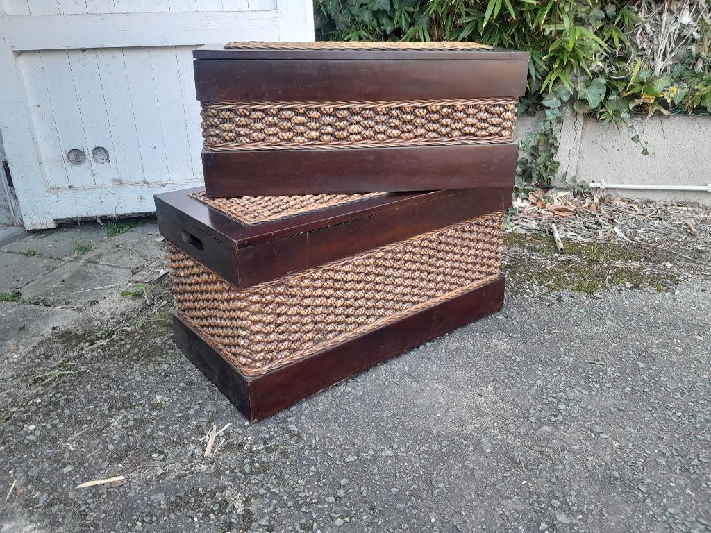 Coffres en bois, Enlèvement, Utilisé, Autres essences de bois