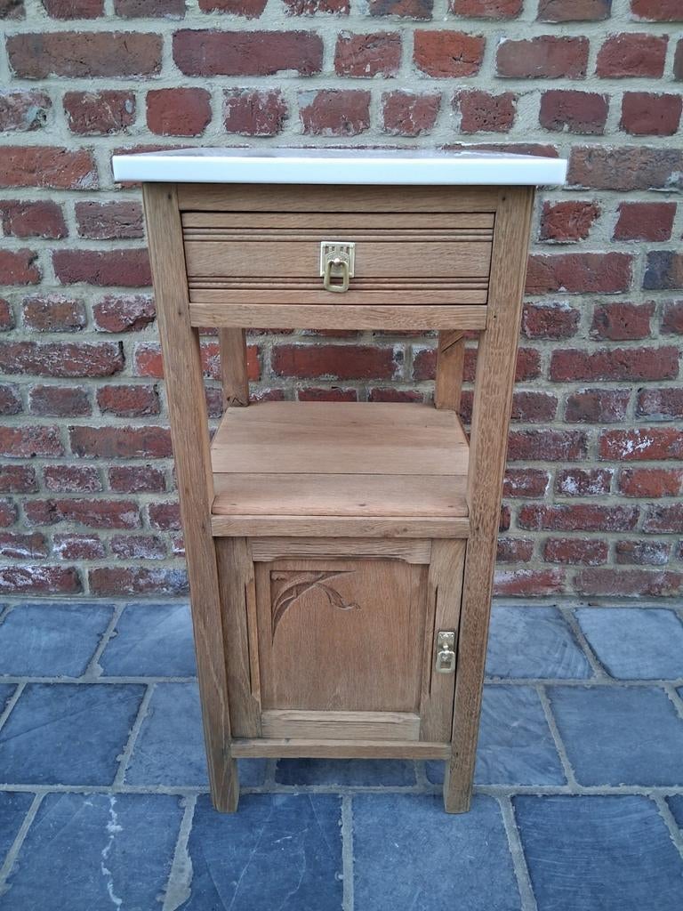 Antiek nachtkastje,  volledig opgeschuurd en gerenoveerd, Antiek en Kunst, Ophalen