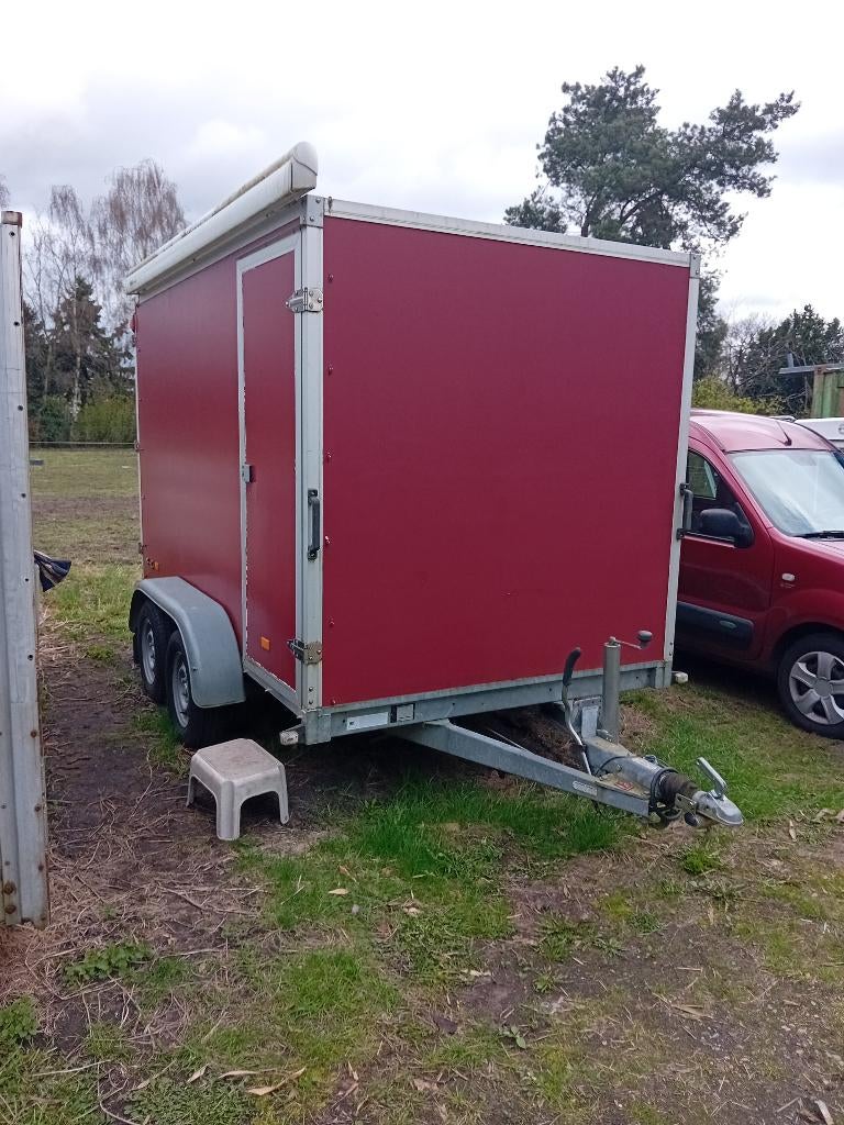 GESLOTEN AANHANGWAGEN TE KOOP, Ophalen, Gebruikt