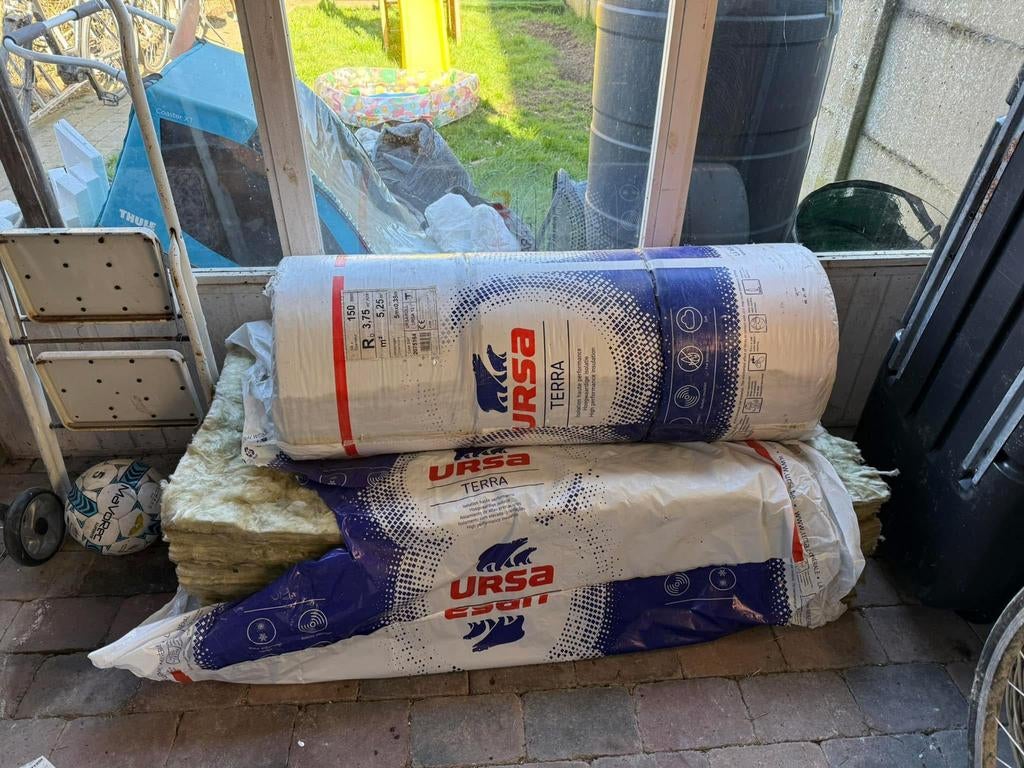 Ursa isolatie wol, Doe-het-zelf en Bouw, Isolatie en Afdichting, Ophalen, Zo goed als nieuw