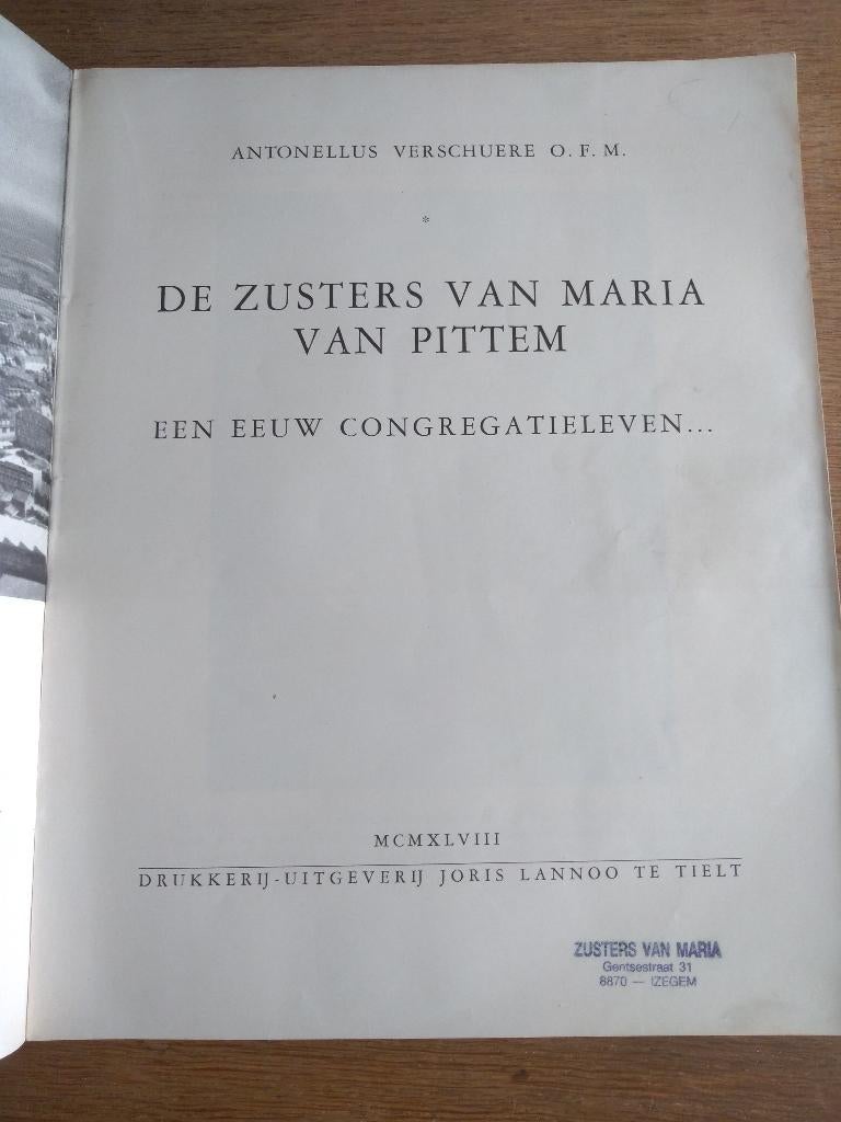 Heemkunde Pittem - De Zusters van Maria, Livres, Histoire & Politique, Enlèvement, Utilisé