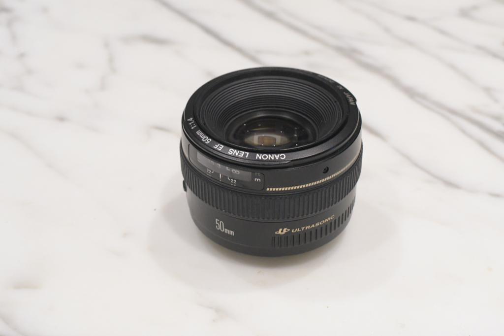 Canon 50 mm/ f 1:1.4 USM, Collections, Enlèvement ou Envoi, 1980 à nos jours, Lentille ou Lentilles