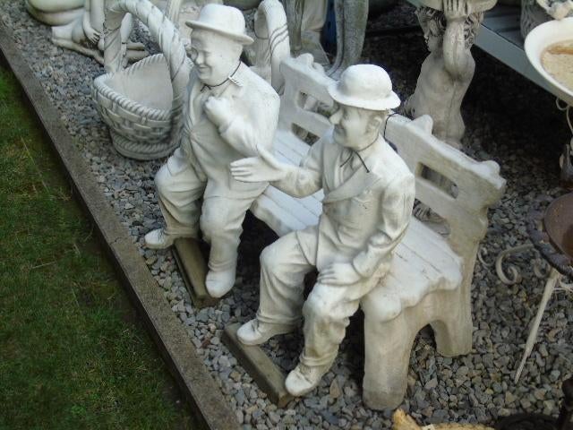 statue LAUREL ET HARDY en pierre, Jardin & Terrasse, Enlèvement, Neuf, Pierre, Homme