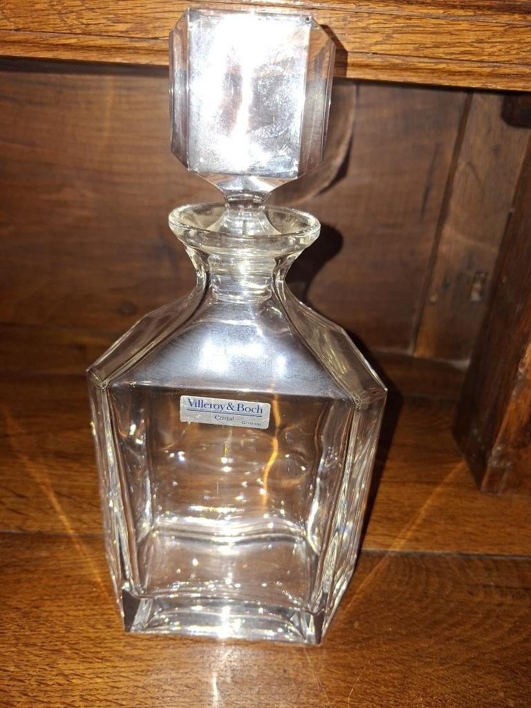 kristallen Whisky karaf Villeroy Boch, jaren 1960, Ophalen of Verzenden