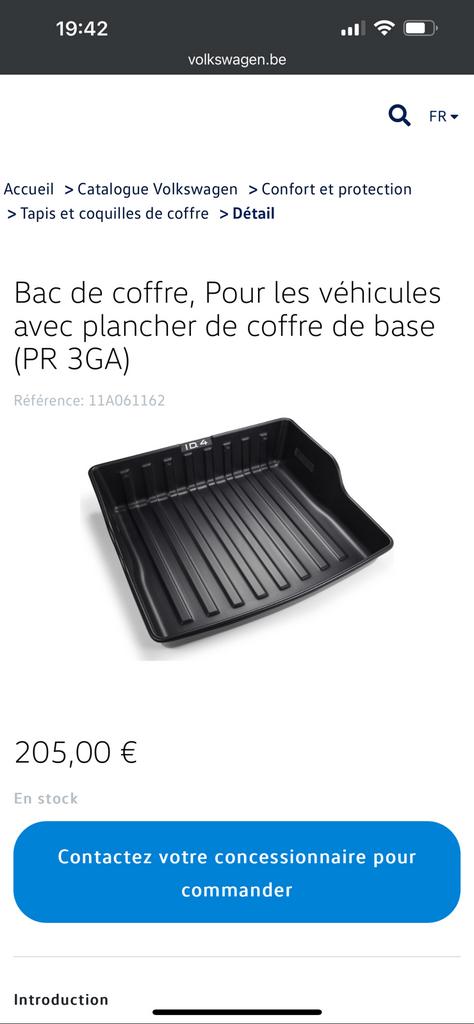 ID4 kofferbak, Auto diversen, Kofferbakmatten, Ophalen, Zo goed als nieuw