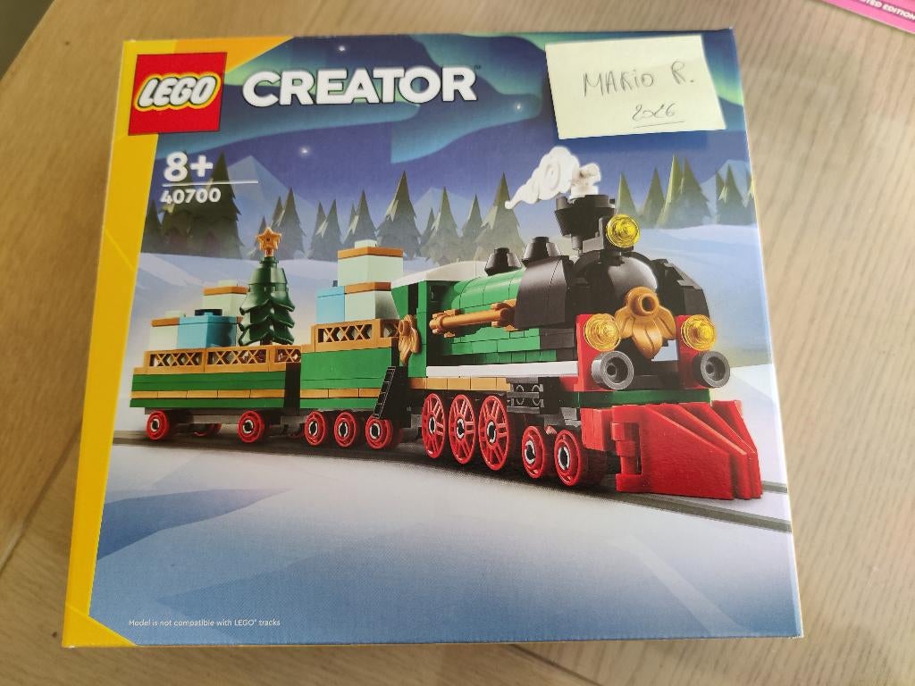 LEGO 40700 Feestdagentrein - Limited edition, Ophalen of Verzenden, Nieuw, Complete set, Lego