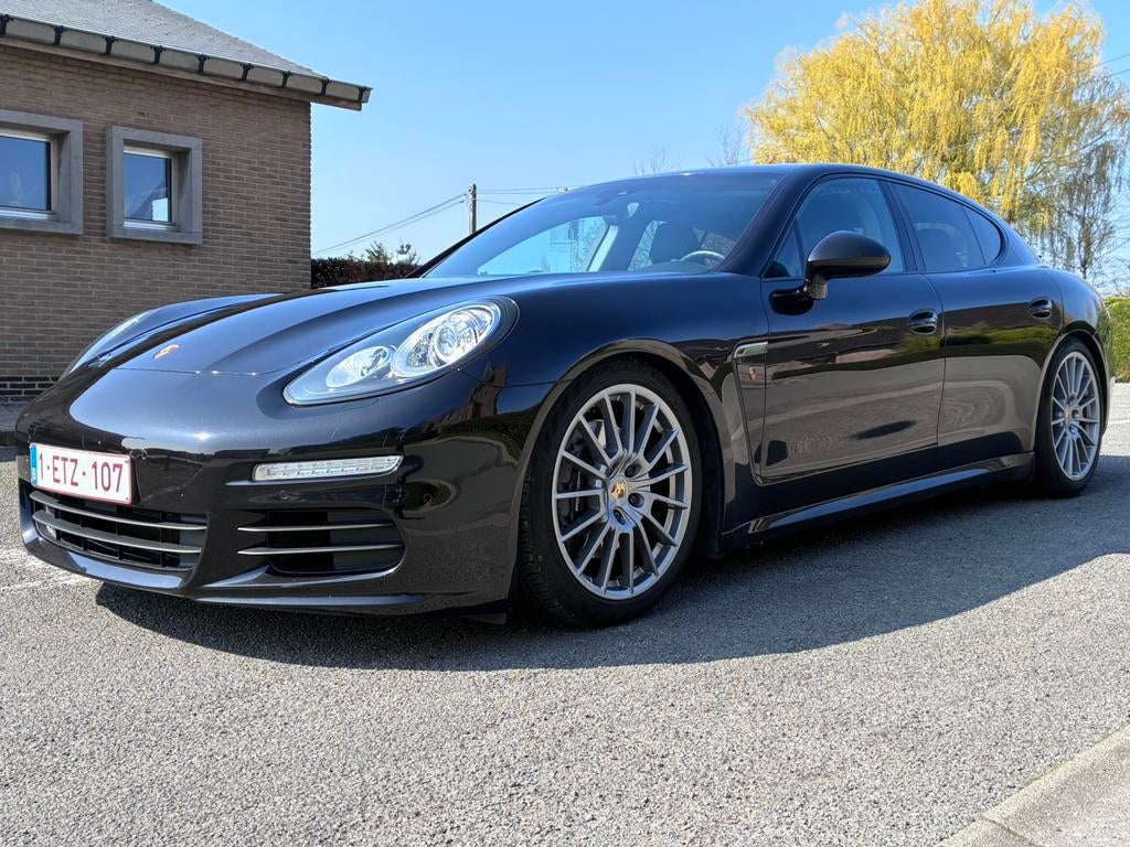 Panamera 3.0 diesel v6  met SPORT CHRONO PAKKET, Auto's, Porsche, Achterwielaandrijving, Zwart, Zwart, Leder