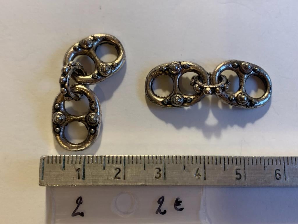 2 metalen tussenstukjes, Enlèvement ou Envoi, Neuf, Entretoise ou Perle intermédiaire