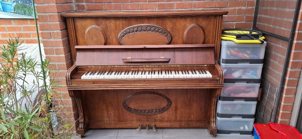 Piano droit, Musique & Instruments, Enlèvement, Utilisé, Brun, Piano