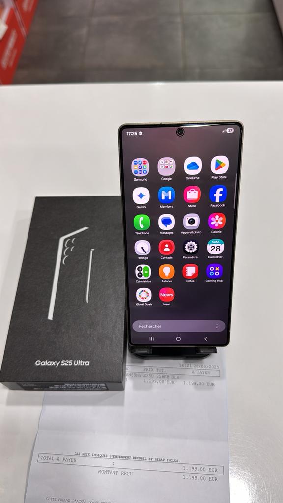 Samsung galaxy S 25 ultra 256GB Comme Neuf, Télécoms, Téléphonie mobile | Samsung, Enlèvement, Comme neuf, Argent
