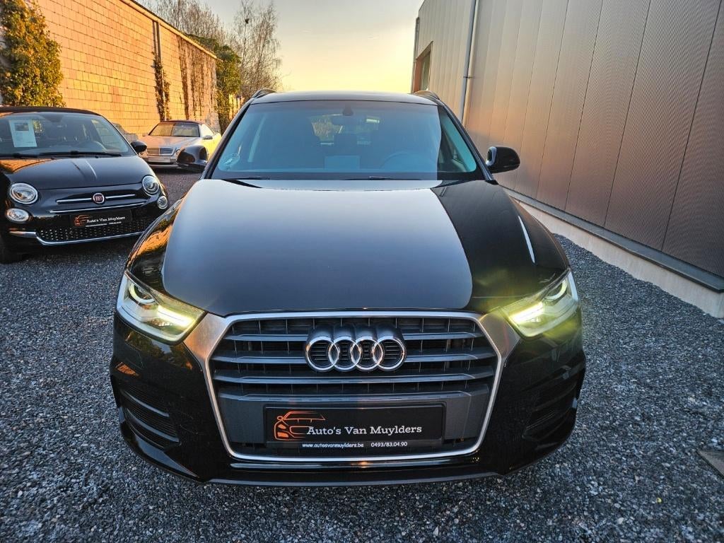 Audi Q3 Sport 1.4 tsi 150pk  12 maanden garantie, Auto's, Audi, Voorwielaandrijving, Stof, Zwart, Dealer onderhouden