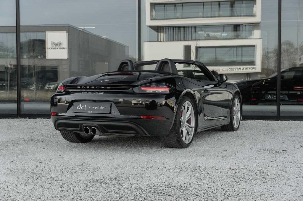 Porsche 718 BOXSTER S S SportChrono ParkAssist CruiseControl, Auto's, Porsche, Gebruikt, Cabriolet, Zwart, Leder