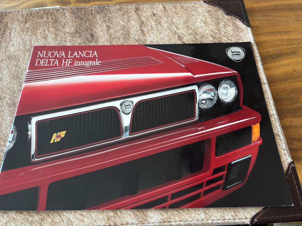 Lancia Delta HF integrale Folder, Ophalen, Nieuw, Overige merken