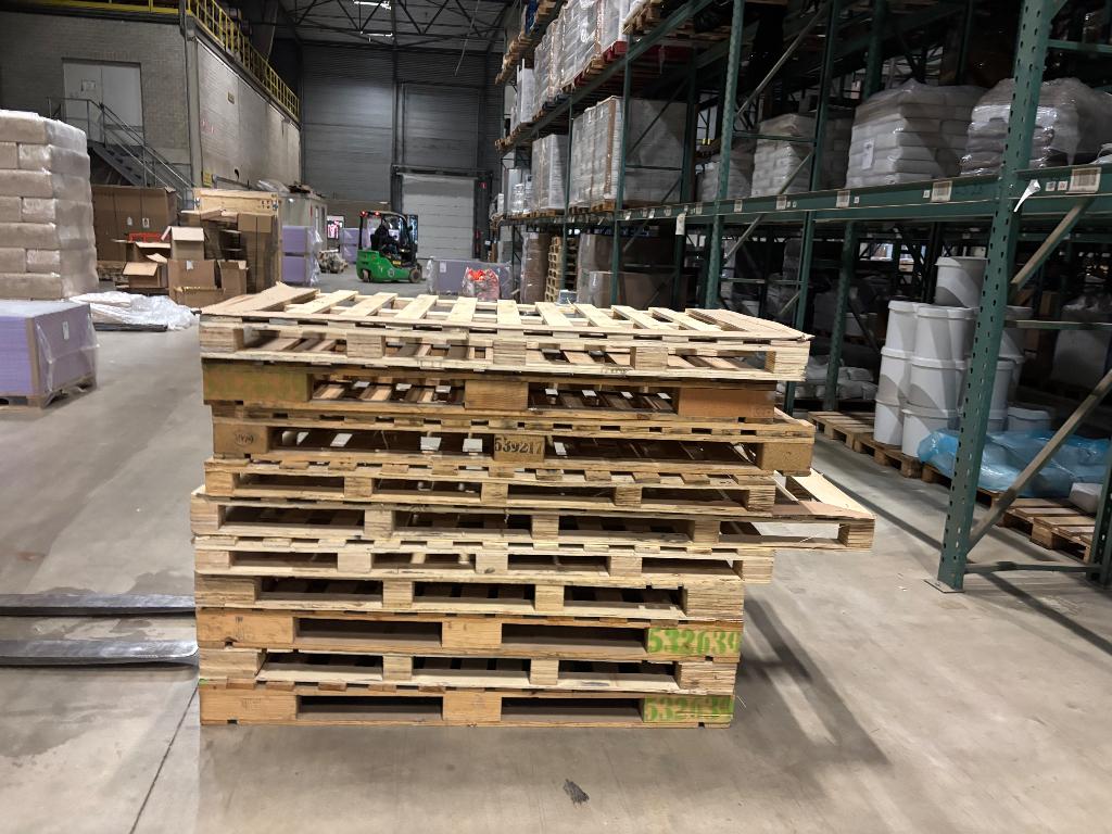 Gratis pallets, Ophalen, Gebruikt