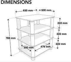 Norstone EPUR 4 hifimeubel nieuw zwart of zilver, Ophalen, Nieuw