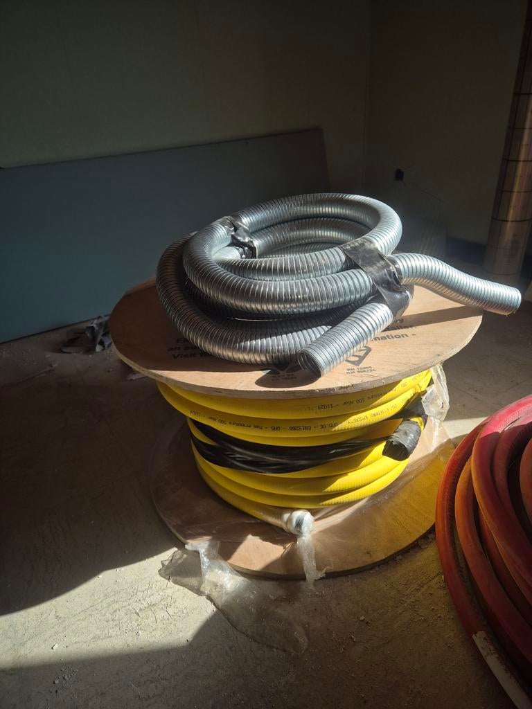 PLT leiding gas DN32 18m met bescherm mantel 6m, Bricolage & Construction, Tuyaux & Évacuations, Enlèvement