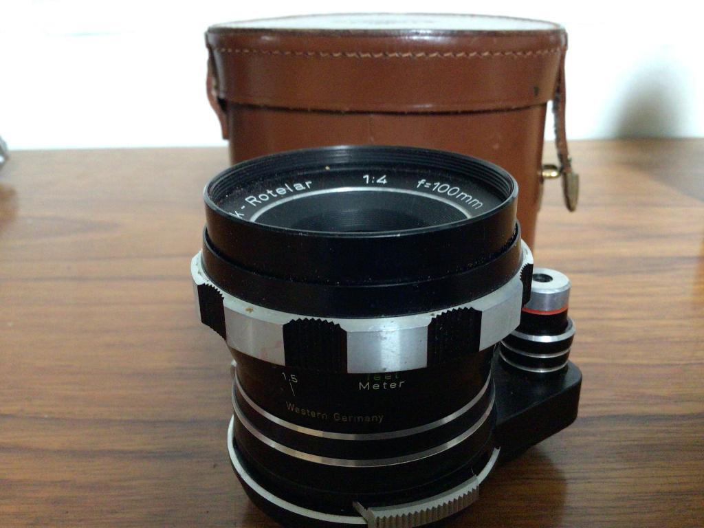Zeldzame Rodenstock Rotaler 1:4 f=100mm Exakta mount, Enlèvement, Comme neuf, Autres types