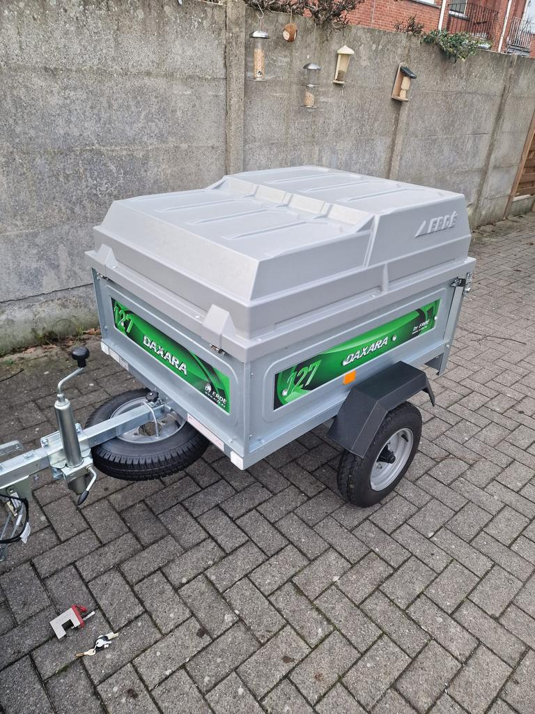 Aanhanger erde daxara 127 in nieuwstaat, Ophalen of Verzenden, Zo goed als nieuw