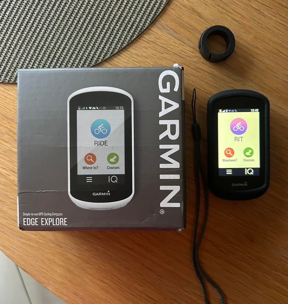 Garmin edge explor, Fietsen en Brommers, Fietsaccessoires | Fietscomputers, Ophalen, Zo goed als nieuw