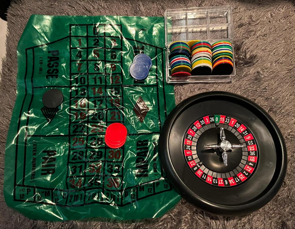 Kleine roulette set, Ophalen, Zo goed als nieuw