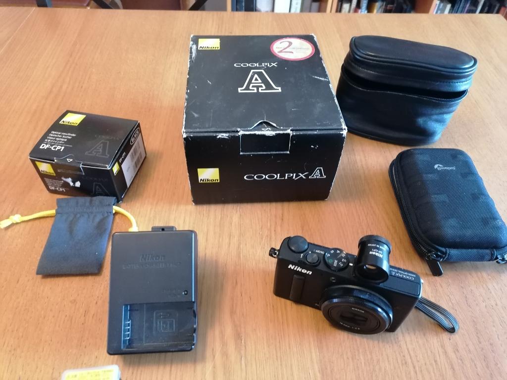 Nikon coolpix A met zijn zoeker. Conditie van de collectie., Ophalen, Compact, Zo goed als nieuw, Geen optische zoom