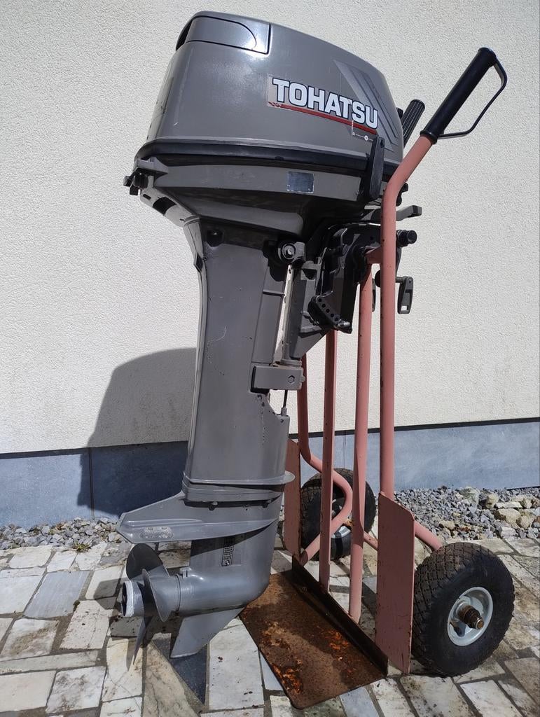 Tohatsu 9.9pk 2 takt langstaart, Sports nautiques & Bateaux, Moteurs Hors-bord & In-bord, 5 à 10 ch, Enlèvement, Utilisé, Moteur hors-bord