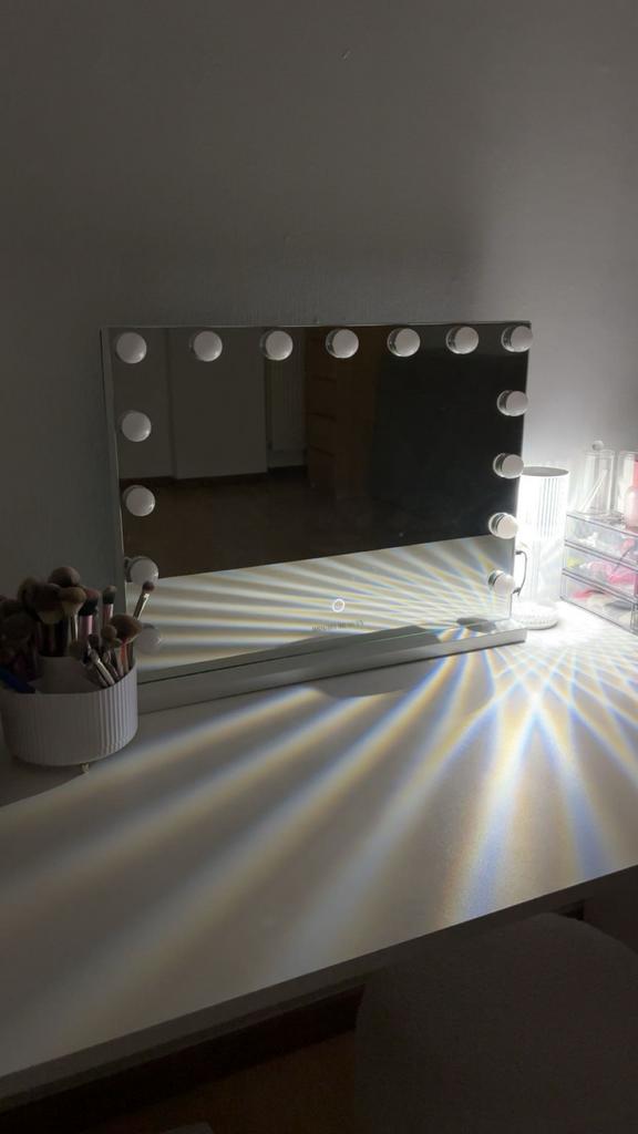 Make up spiegel, Huis en Inrichting, Woonaccessoires | Spiegels, Ophalen, Zo goed als nieuw