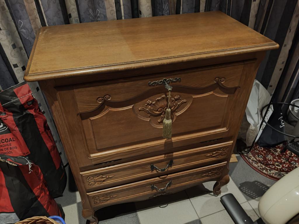 Eiken eetkamer, Ophalen, Gebruikt, Eik en Antiek, 4 tot 6 stoelen