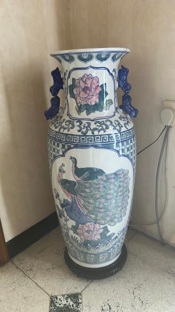 Vaas v maleisie 1950, Antiek en Kunst, Ophalen