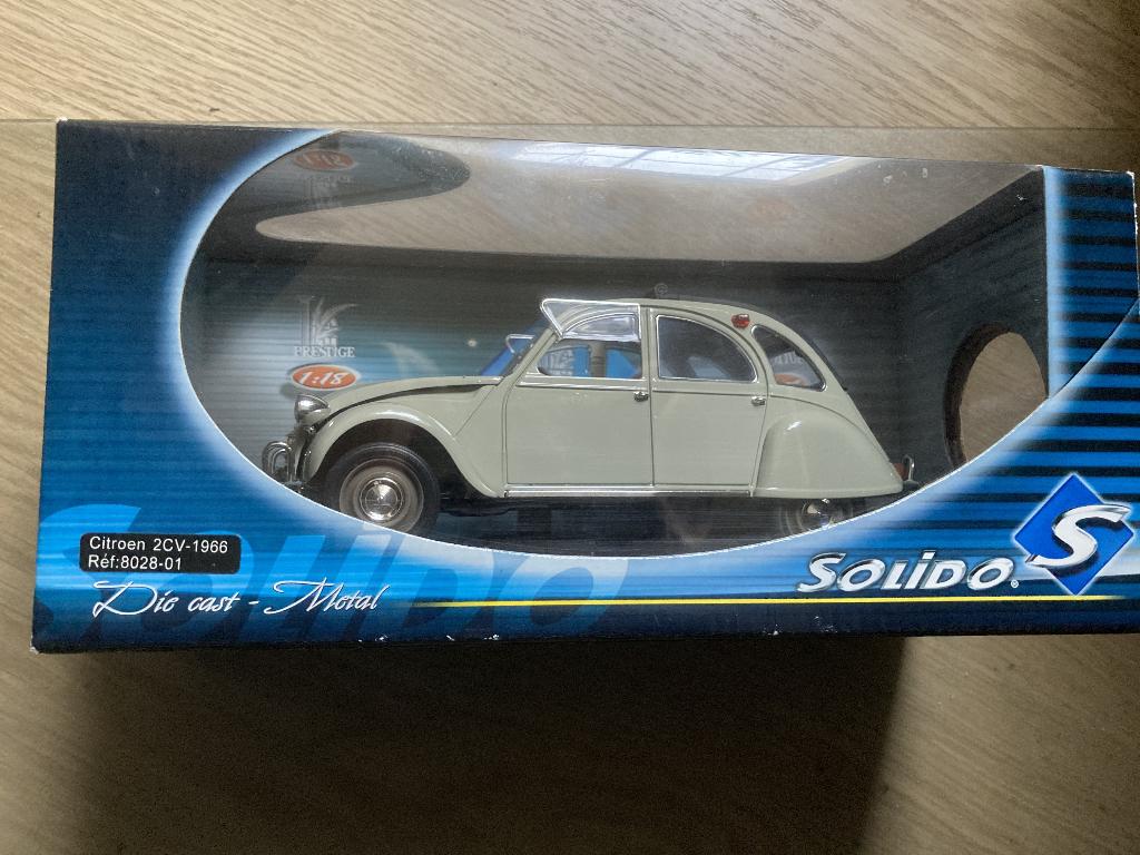 schaalmodel 1:18  citroen cv2, Ophalen, Nieuw, Auto, Solido
