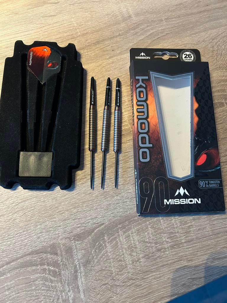 Mission Steeltip Darts Komodo GX M1 26g, Sport en Fitness, Darts, Ophalen of Verzenden, Zo goed als nieuw