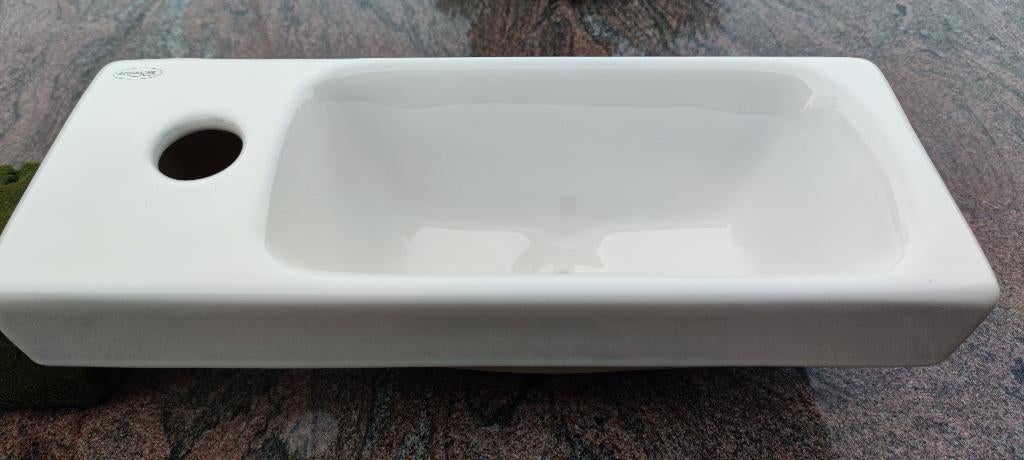 lavabo - rectangulaire - petit modèle - neuf, Maison & Meubles, Neuf, Lavabo ou Évier, Moins de 25 cm, Moins de 100 cm