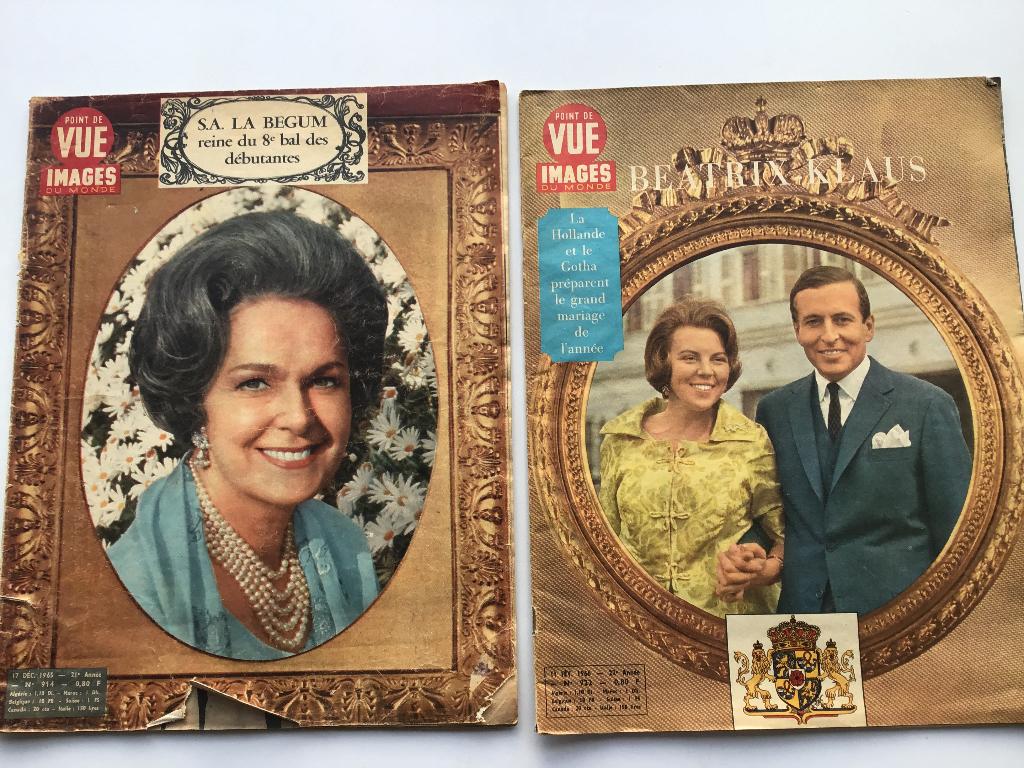 2 oude tijdschriften "Point de Vue Images" 1965/1966, Verzamelen, Ophalen of Verzenden, 1960 tot 1980, Tijdschrift