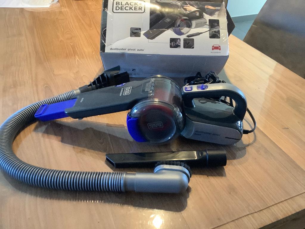 Autostofzuiger  black&deker, Enlèvement