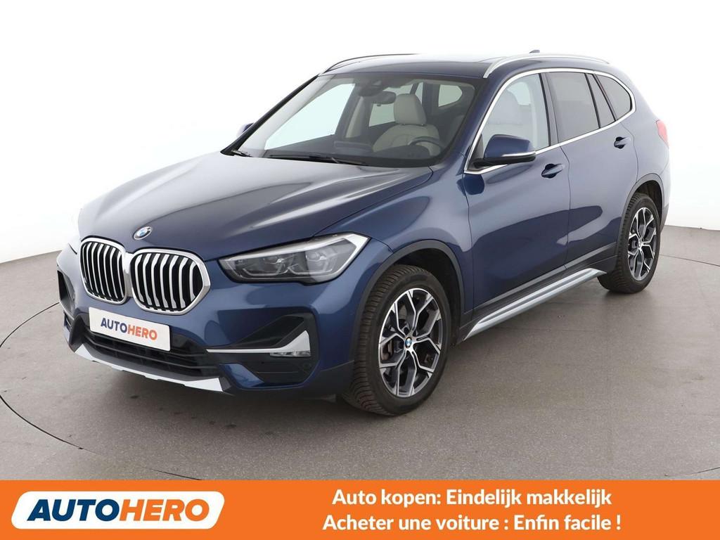BMW X1 xDrive 20d xLine (bj 2021, automaat), Auto's, BMW, 149 g/km, Blauw, 1625 kg, 140 kW